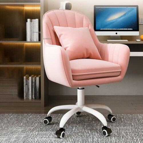 Bedroom Student Dormitory Leisure Computer Chair Home Furniture Backrest Office Chairs Front Desk Hotel Lifting Swivel Armchair