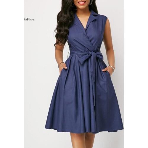 Summer Dress Women 2020 Casual Plus Size Slim Solid A Line Long Dresses Female Sexy Elegant Formal Office V Neck Party Dress 5XL