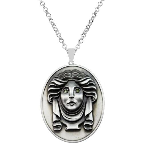 Creative Vintage Egyptian Pharaoh Pendant Necklace for Men Religious Style Engraving Avatar Necklace Jewelry Anniversary gift