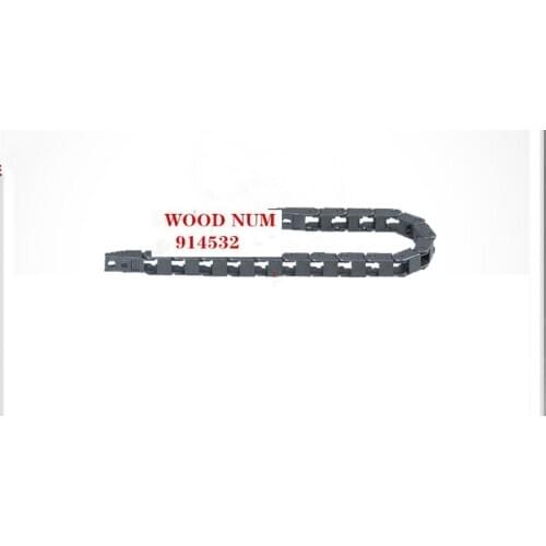 Nylon chain 15x 15mm 15 * 20mm 15 * 30mm 40 50mm 1M plastic towline cable towline with openings on both sides