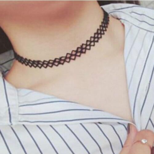 The New South Wind Chic Fashion Personality Collar Chain Mesh Hollow Necklaces Wholesale Modern Necklace