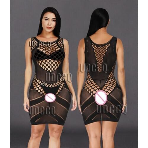 Sexy Mesh Fish Nightgown Lingerie Babydoll dress Underwear moonight Chemises Teddies costumes Cosplay pajamas Sleepwear 8952