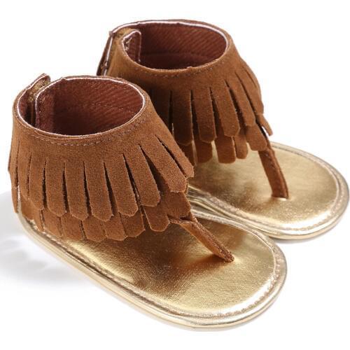 2019 Cute Infant Girls Summer Tassels Sandals Toddler Baby Princess Soft Sole Shoes 3 Sizes Kid Girl arrival Sandals