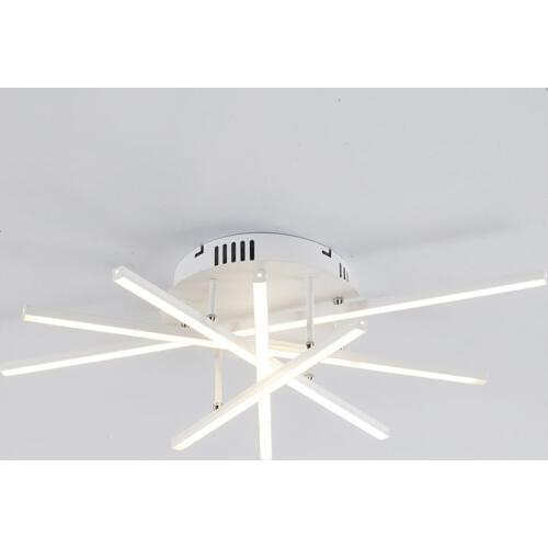 Modern 56W LED Ceiling Light 5 Lights Creative Warm White Aluminum Flush Mount Lamp Restaurant Living Room Lighting Fixture C221
