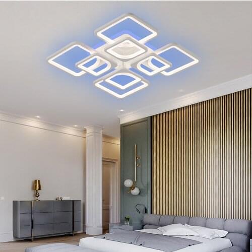 Modern LED living room ceiling lamp bedroom study ceiling lamp dimming lamp kitchen lighting chandelier