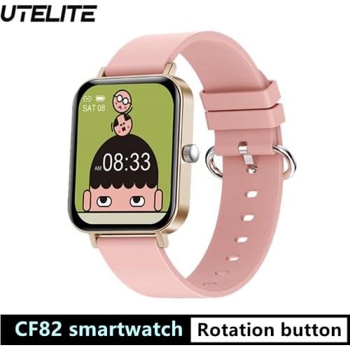 UTELITE CF82 Smartwatch 1.69 inch Screen IP67 Waterproof Women Men Watch Long Standby Heart Rate Fitness Watches PK Y20 P8 plus
