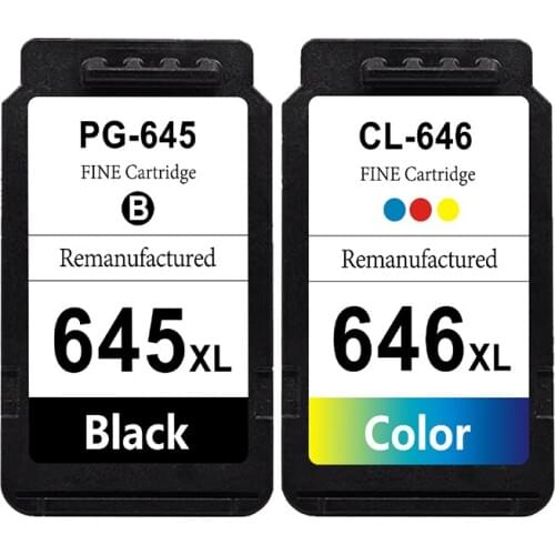 SanSeMei Remanufactured for Canon PG645XL CL646XL Ink Cartridges for Canon Pixma MG2460 MG2560 MG2960 TS206 MX496 iP2860 Printer