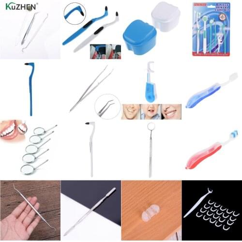 Dental Loupes Mirror Sickle Scaler Teeth Pick Spatula Dental Laboratory Equipment Dentist Gift Oral Care Tooth Cleaning Kit