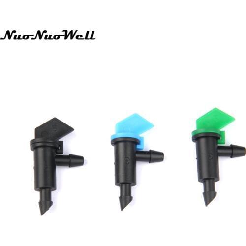 200pcs NuoNuoWell 4/7mm 4L/H 8L/H 16L/H Dripper Interface Connector for Garden Agriculture Drip Irrigation Watering System
