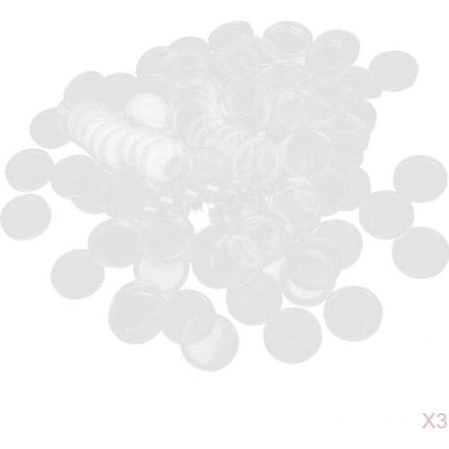 300x 21mm Applied Clear Coin Storage Capsules Round Cases Box for Collection