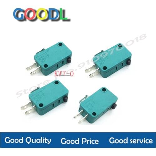 5 Pçs/lote Normalmente Aberto Fechar Limit Switch KW7-0 15A 16A 125V 16(4) UM 250V-1E4 T125 Micro Interruptor