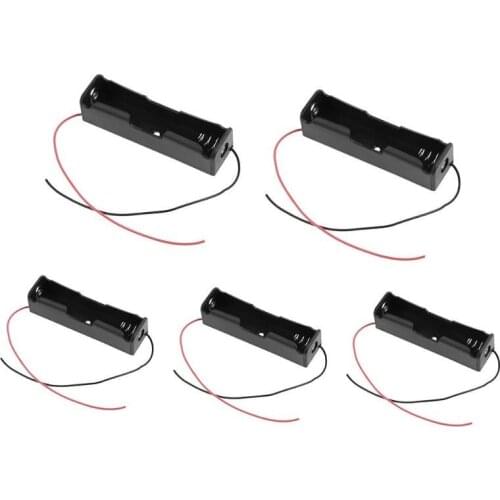 5Pcs Single Slot DIY 18650 Battery Holder Power Bank Plastic 18650 Rechargeable Batteries Storage Box Housing Case High Quality