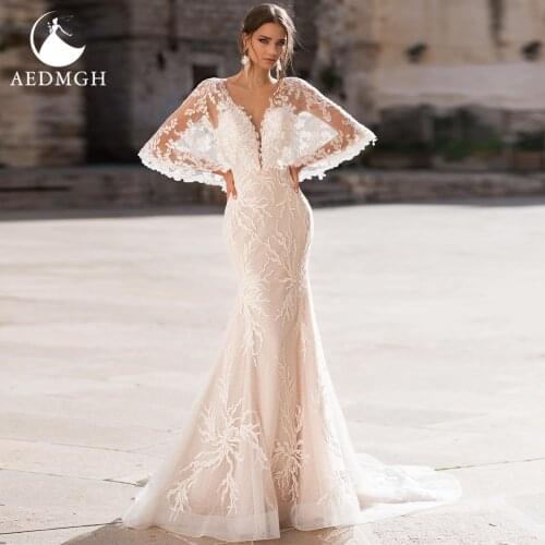 Mermaid Silhouette Wedding Dresses Aedmgh China