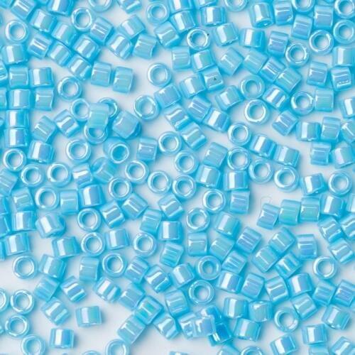 Miyuki Delica Seed Beads For beaded Jewelry opaque rainbow orange AB DB161 1.6x1.3MM 11/0 3grams/lot about 600pcs