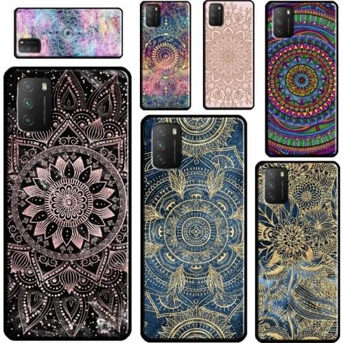 Indian Pattern Mandala For POCO X3 Pro M3 F1 F2 F3 Phone Case For Xiaomi Mi 11 Lite 9 10 A3 Mi 11 Ultra 10T Pro
