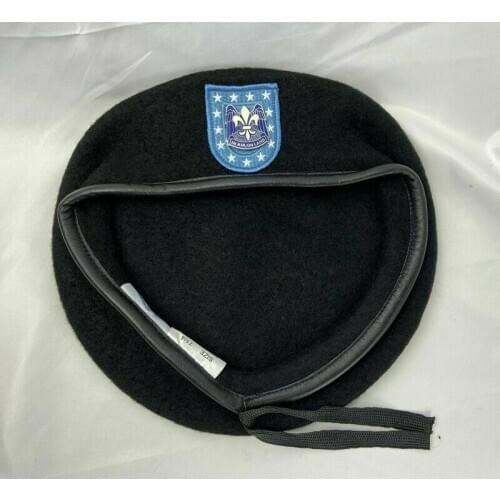 Us Army Infantry Regiment black Beret 82nd Airborne Division Badge Military Hat Military Store