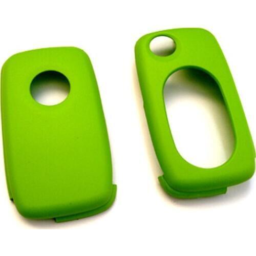 Remote Key Protection Case OVAL Key Pad 2 3 Button For VW Golf Jetta MK4 Green color