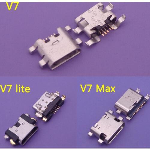2pcs USB Dock Charging Port Microphone Connector For ZTE Blade V7/V7 lite/V7 max Ribbon Replacement parts