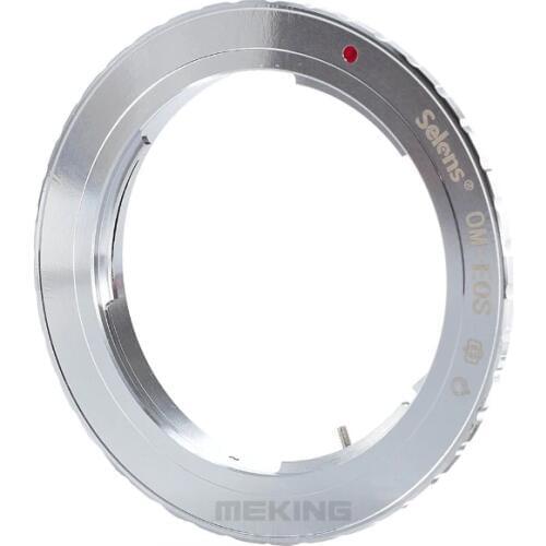 Selens Camera metal converter for OM-EOS Olympus OM Series Lens to EF Mount Lens Adapter Ring for Canon 500D 600D 650D