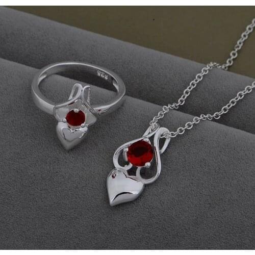 Wholesale High quality 925 silver Fashion jewelry necklace ring WT-539