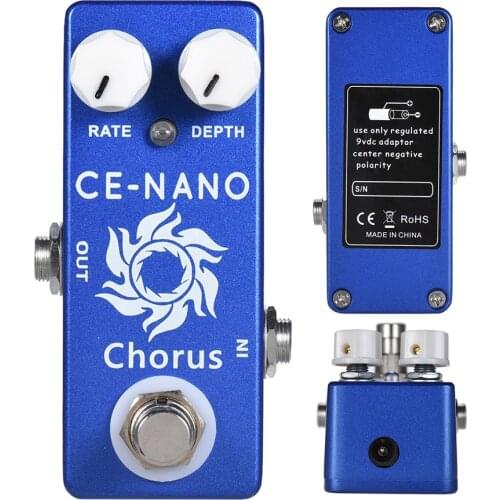 Mosky Ce-Nano Chorus Guitar Effect Pedal Electric Guitar Accessories Effects Pedal Fuzz Synthesizer Pedal Reverb Effector