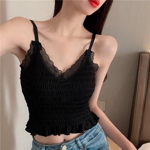 Sexy Women Summer Seamless Tube Tops Camisole Wrapped Chest Cropped Tank Tops Female Camis Vest Girls Camisole