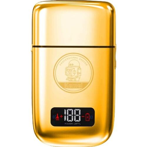 Original Kemei Barber Professional Beard Hair Shaver for Men Electric Trimmers LCD Rechargeable Razor Blades Shaving Machine