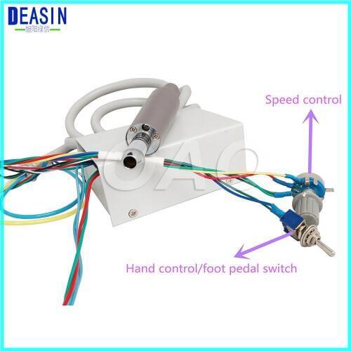 Easy install Dental unit built-in Brushless Electric Micro motor Cord FIT NSK NLX NANO inner water spray with fiber optic