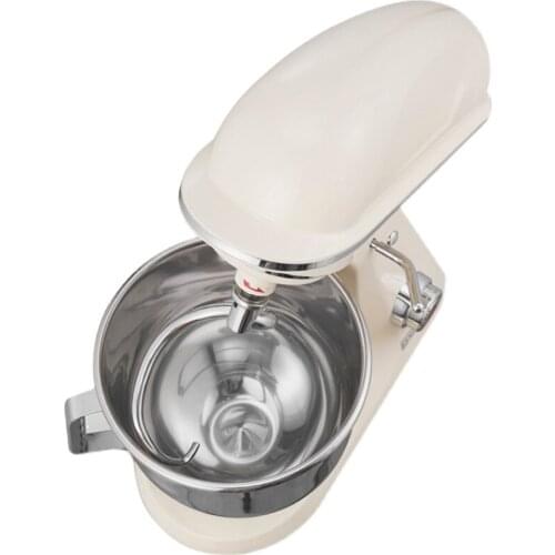 Zq Stand Mixer Flour-Mixing Machine Household Stirring and Kneading Desktop Cream Mute DC Stainless Steel Outlet