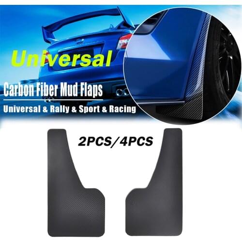 Universal Mud Flaps Mudflaps Splash Guards Fender Flares Carbon Fiber For Mitsubishi Skoda Peugeot Citroen VW BMW AUDI TOYOTA