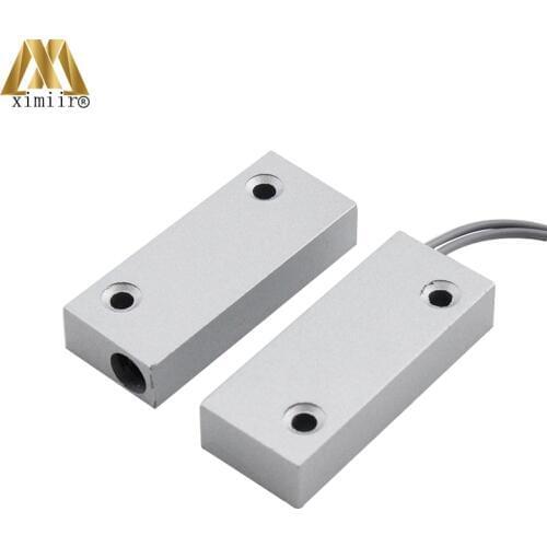 10Pcs Wired Door Window Sensor Magnetic Switch For Home Alarm System Detector Door Close NC XM-51