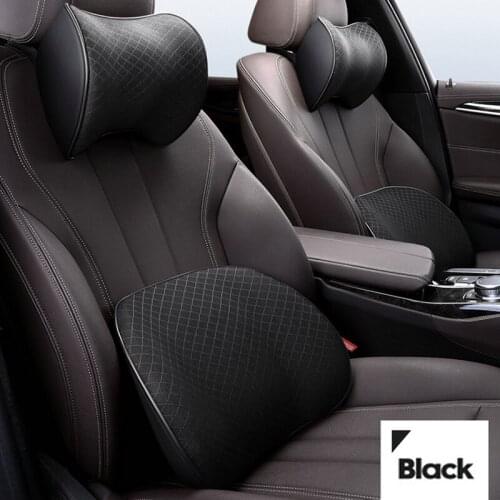 2Packs Car Seats Headrest Car Pillow with Adjustable Strap Breathable Car Neck Pillow Memory Foam Carseat