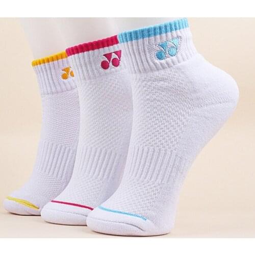 3 Pairs Cotton Women Short Socks Towel bottom badminton Mens socks Couple Sporting Socks calcetines hombre femme skarpetki Free