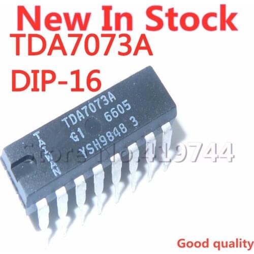 5PCS/LOT TDA7073A TDA7073BP TDA7073 DIP-16 Power Driver IC In Stock NEW original IC