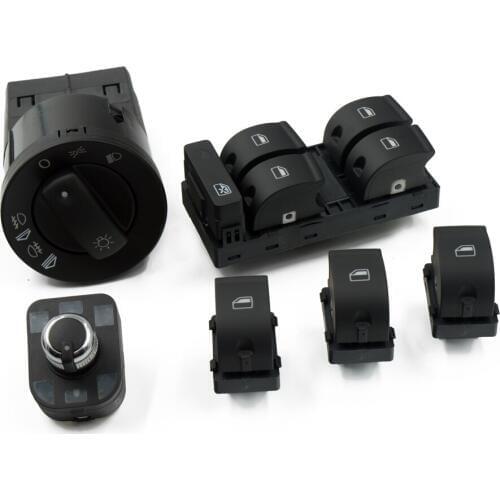 6Pcs New Window Headlight Mirror Control Switch For AUDI A4 8E0 959 855 8E0 959 851 8E0941531 4F0959565