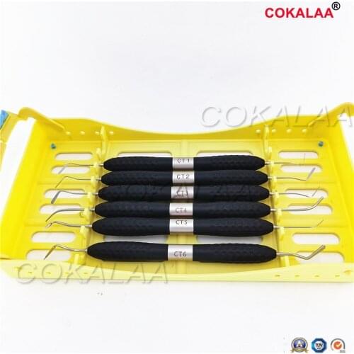 6 PCS Dental Composite Resin Filling Spatula Aesthetic Rrestoration Set