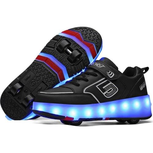 AINVLENAN Kids Glowing Shoes