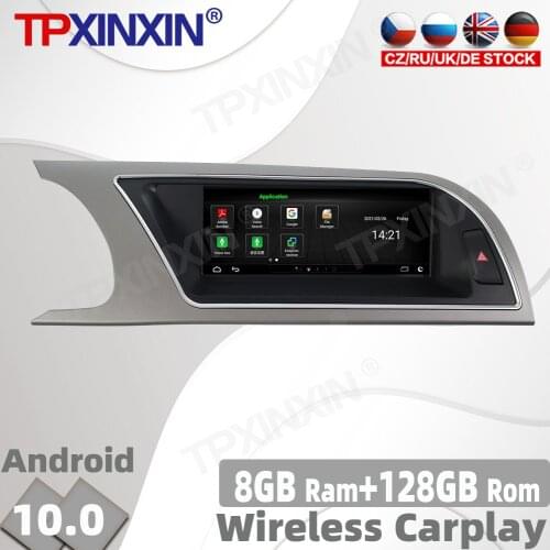 8 +128GB Android 10.0 For Audi A5 2009 2010 - 2015 Car Radio Multimedia Video Player Navigation GPS Accessories Auto 2din No DVD