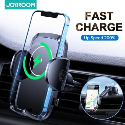 Car Phone Holder Wireless Charging Fast Qi 15W Magnetic Wireless Charger Phone Stable Holders Car Mount Mobile Phone Universal