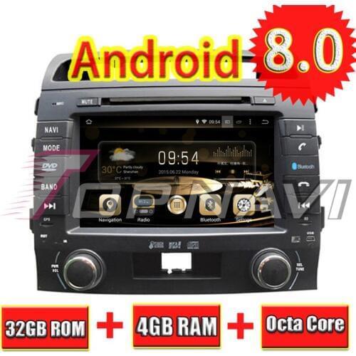 TOPNAVI 8'' Octa Core Android 8.0 Car GPS Navigation for TOYOTA Land Cruiser Autoradio DVD Multimedia Audio Player Stereo 2 Din