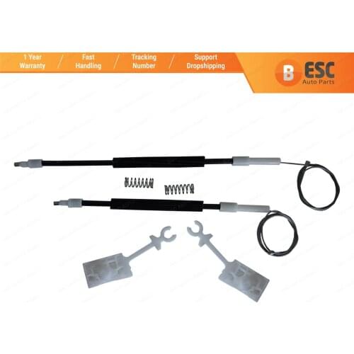 ESC EWR5199 + EWR5200 Power Window Regulator Front Left or Right Door Set Repair 46751871, 46751870 for Alfa Romeo 147