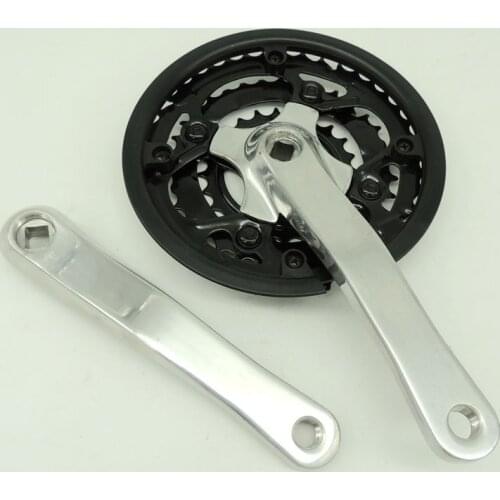 42/34/24T Mountain bike Crank Set Hollow Tooth Plate Bike Crank Set 6 7 8 Speed MTB Bicycle Crankset Sprocket 170mm