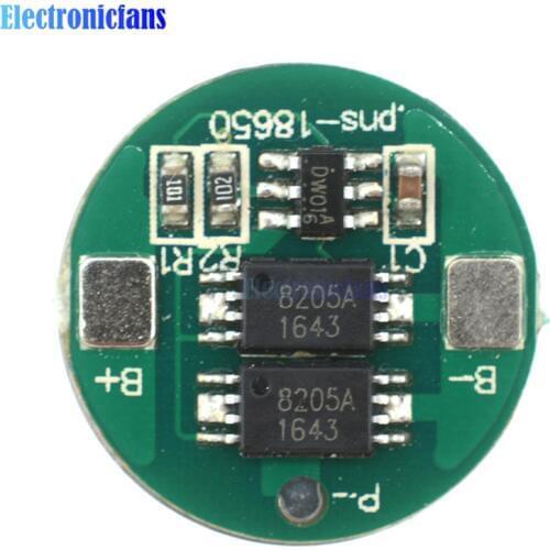 5PCS Dual MOS Battery Protection Board for 18650 Lithium Battery Low Current Consumption High-Accuracy