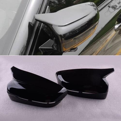 2Pcs/Set 51167422719 Car Side Wing Rearview Mirror Covers Caps 51167422720 Fit For BMW 3 6 7 8 Series G20 G21 G30 G31 G38 LHD