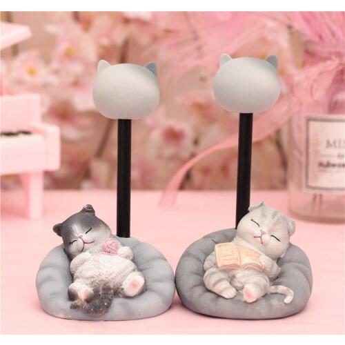 Cat Lamp Ornament Gifts Kitty Night Light for Teen Kids Cat Lovers Room Decor Nightlight for Toddler Room Decoration Lights