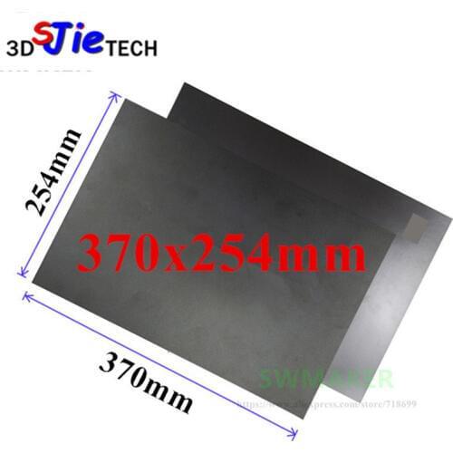 370X254mm Magnetic Adhesive Print Bed Tape Print Sticker Flex Plate PC Build Surface with 3M for DIY TEVO Black Widow 3D printer
