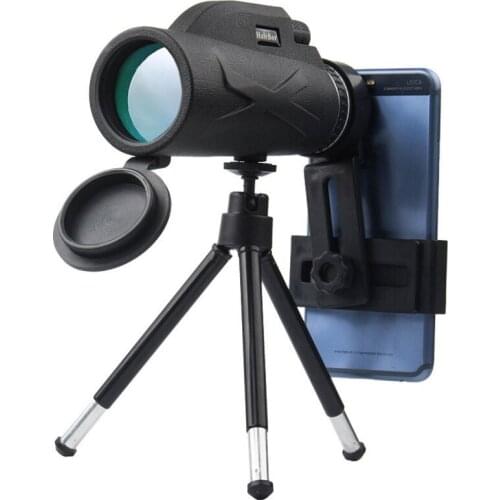 Powerful 80X100 HD Monocular Telescope Phone Camera Zoom Starscope Tripod Telescope Phone Clip For Outdoor Camping Accessories