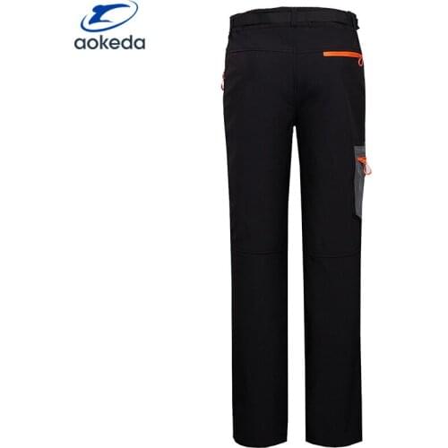 Mens Windproof Water Resistant Pantalones Hombre Sport Hiking Climbing Softshell Outdoor Pants Men Trekking Camping Ski Trousers