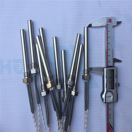 Dia.10x70mm cartridge heater with M14x1.5mm thread