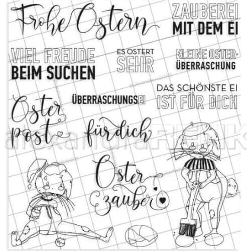 German Clear Stamp Seal for DIY scrapbooking photo album Decorative clear stamp sheets A0784